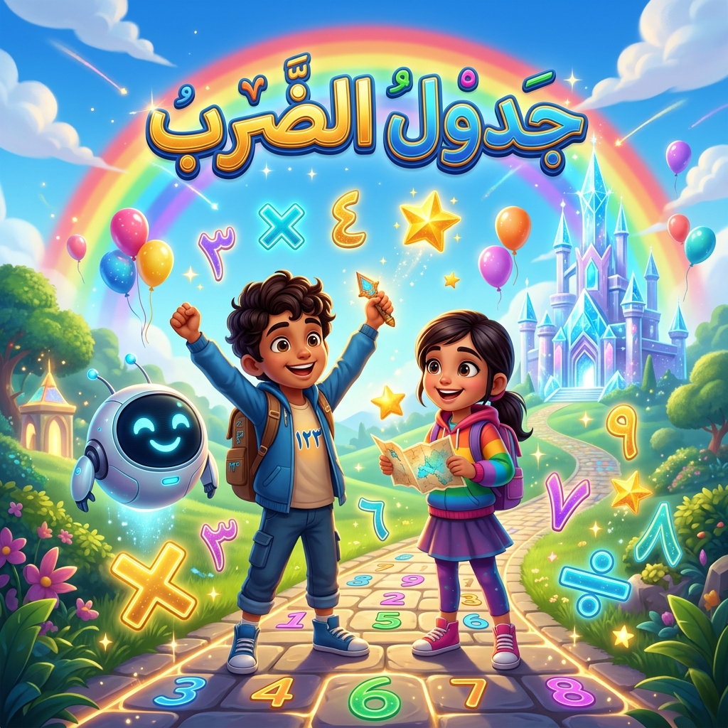 تحدي جدول الضرب لأبطال الغد